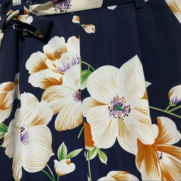 Shein Floral High Waisted Tie Pants - Picture 9 of 13